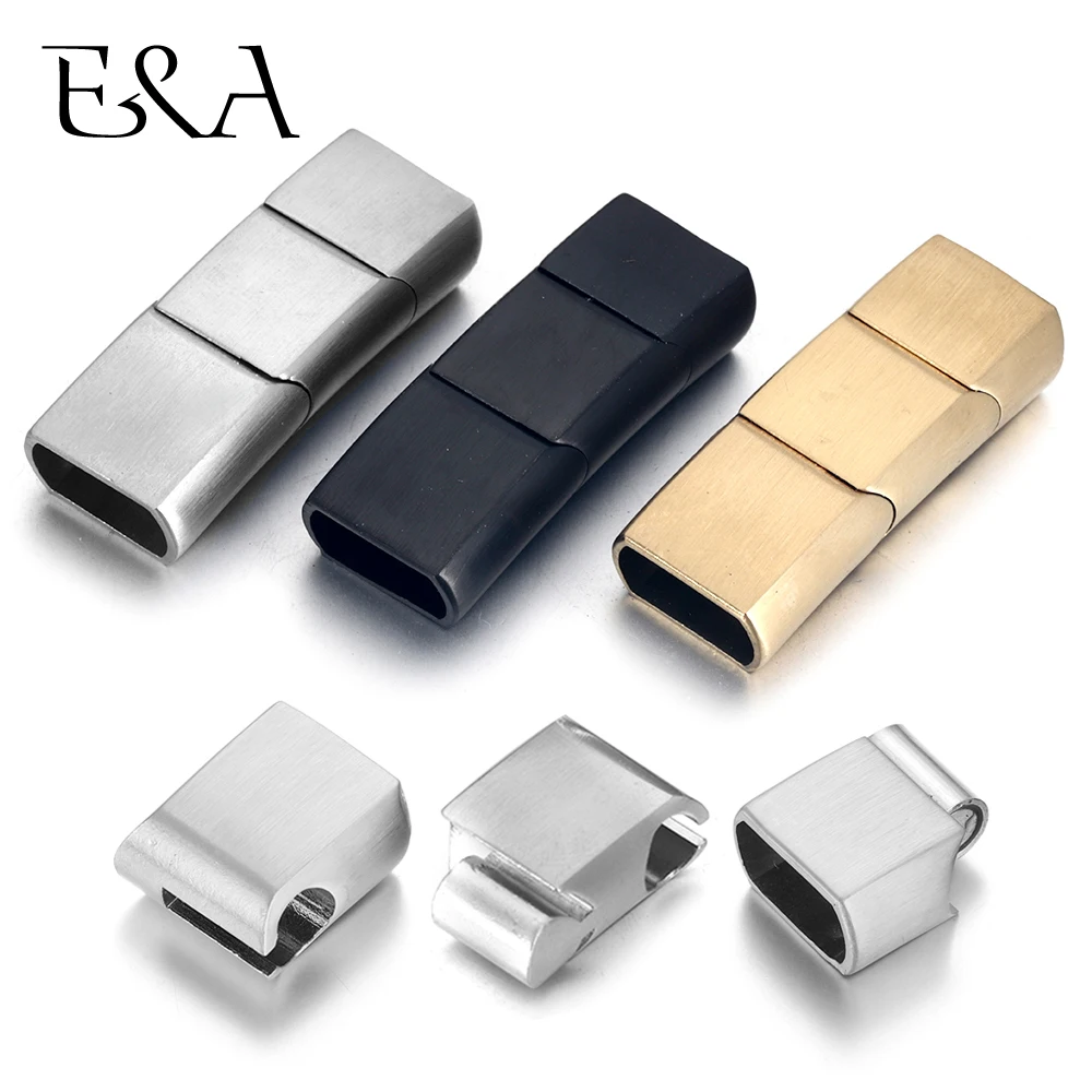 Jewelry Making Metal - 拡張ステンレス鋼クラスプ 3 部分磁気クラスプ 12*6 ミリメートル 8*5