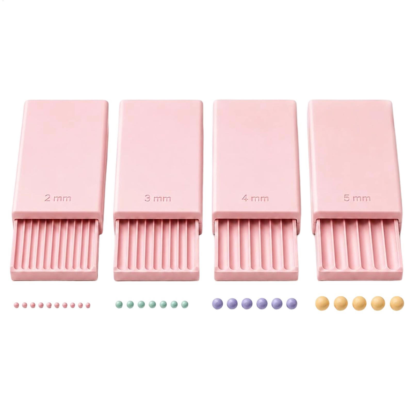 Jewelry Making Workshops - 粘土ボールメーカー 2mm 3mm 4mm 5mm 再利用可能なDIYジュエリー製作粘土ローラー