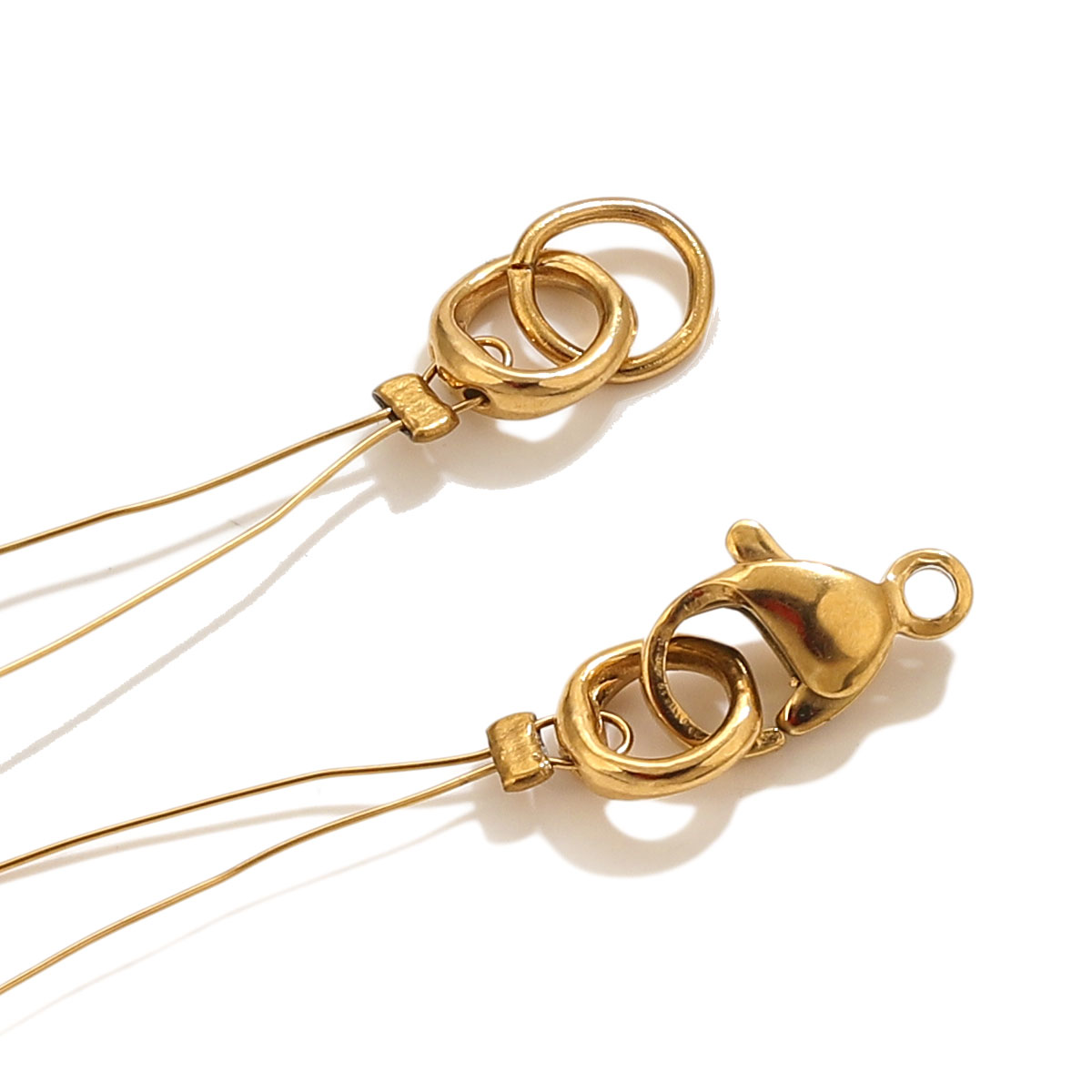 20個入り ステンレス製クラスプ エンドコネクター フック  - Jewelry Making Metal のレビューと価格