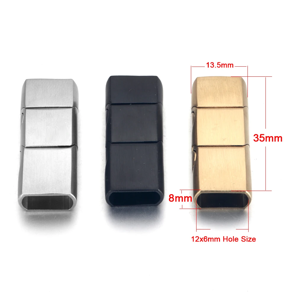 拡張ステンレス鋼クラスプ 3 部分磁気クラスプ 12*6 ミ - Jewelry Making Metal のレビューと価格