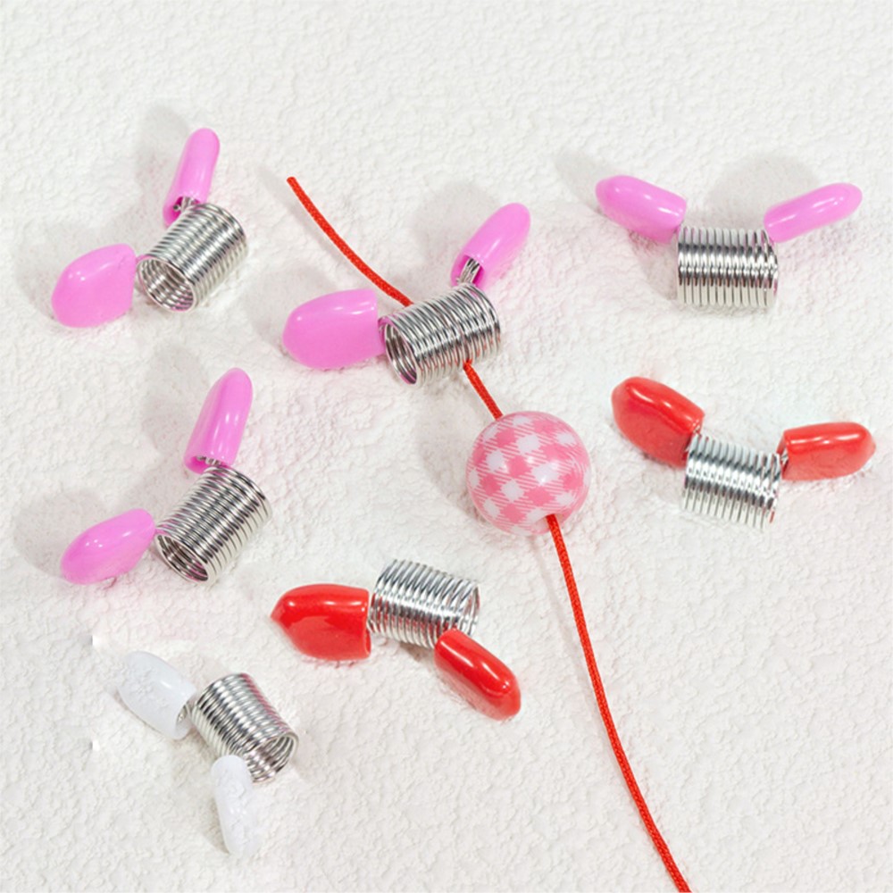 5 個のスプリングビーズクランプクリエイティブワイヤーエンド - Jewelry Making Workshops のレビューと価格