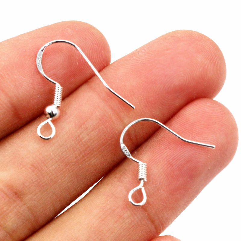50個16mm 925スターリングシルバーメッキファインドイ - Jewelry Making Metal のレビューと価格