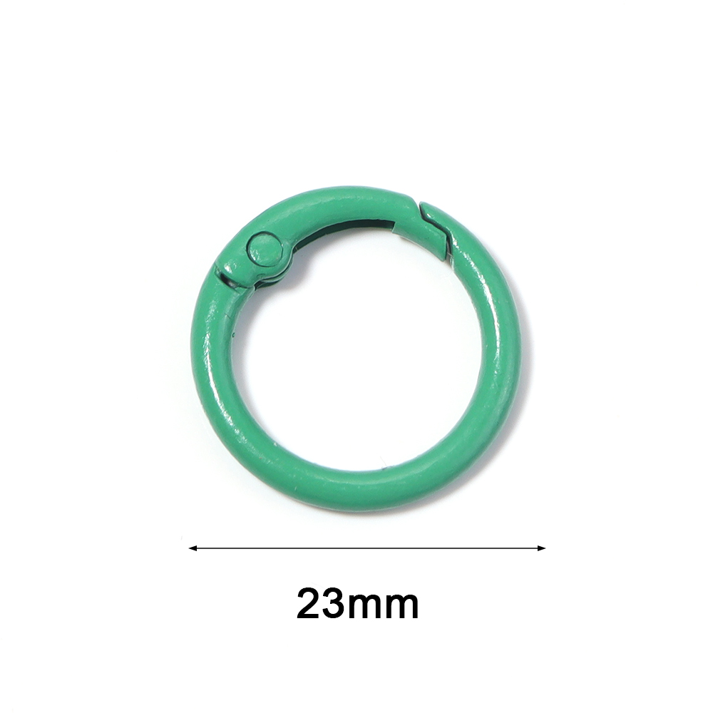 20 ピース/ロット金属 O リングスプリングクラスプカラフ - Jewelry Making Metal のレビューと価格