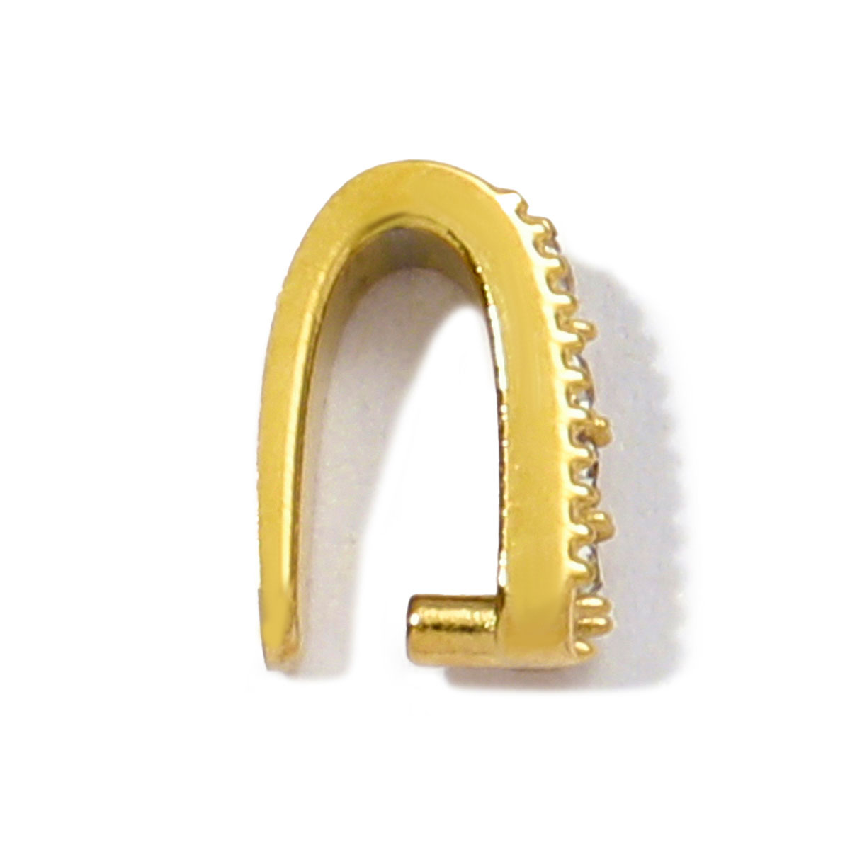 5 ピース/ロットステンレス鋼クリップクラスプラインストーン - Jewelry Making Metal のレビューと価格