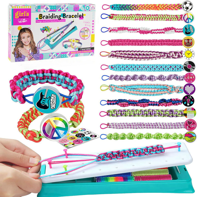 友情ブレスレット作成キット 女の子用 DIY クラフトキット - Jewelry Making Birthday Party のレビューと価格