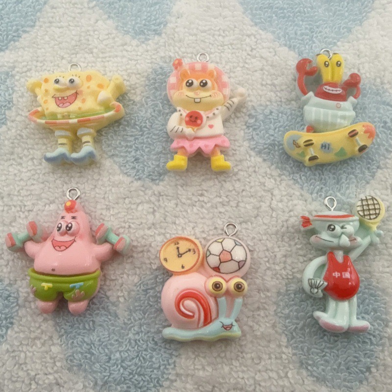 10個入り漫画風樹脂ペンダント、DIYジュエリー製作イヤリン - Jewelry Making Birthday Party のレビューと価格