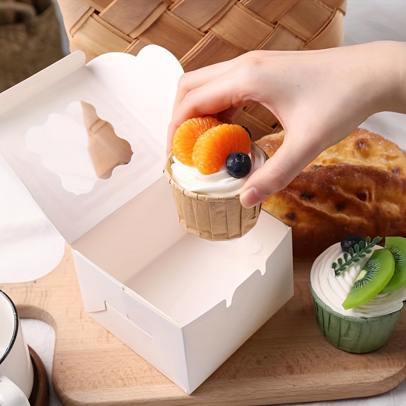 10 個クラフト紙ケーキキャンディボックスオープンウィンドウ - Jewelry Making Workshops のレビューと価格